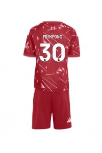 Liverpool Jeremie Frimpong #30 Babyklær Hjemme Fotballdrakt til barn 2026-27 Korte ermer (+ Korte bukser)